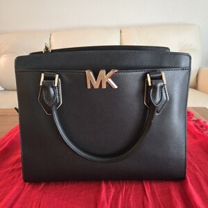 Michael Kors Black Leather Handbag